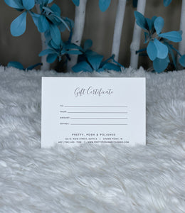 Gift Certificate